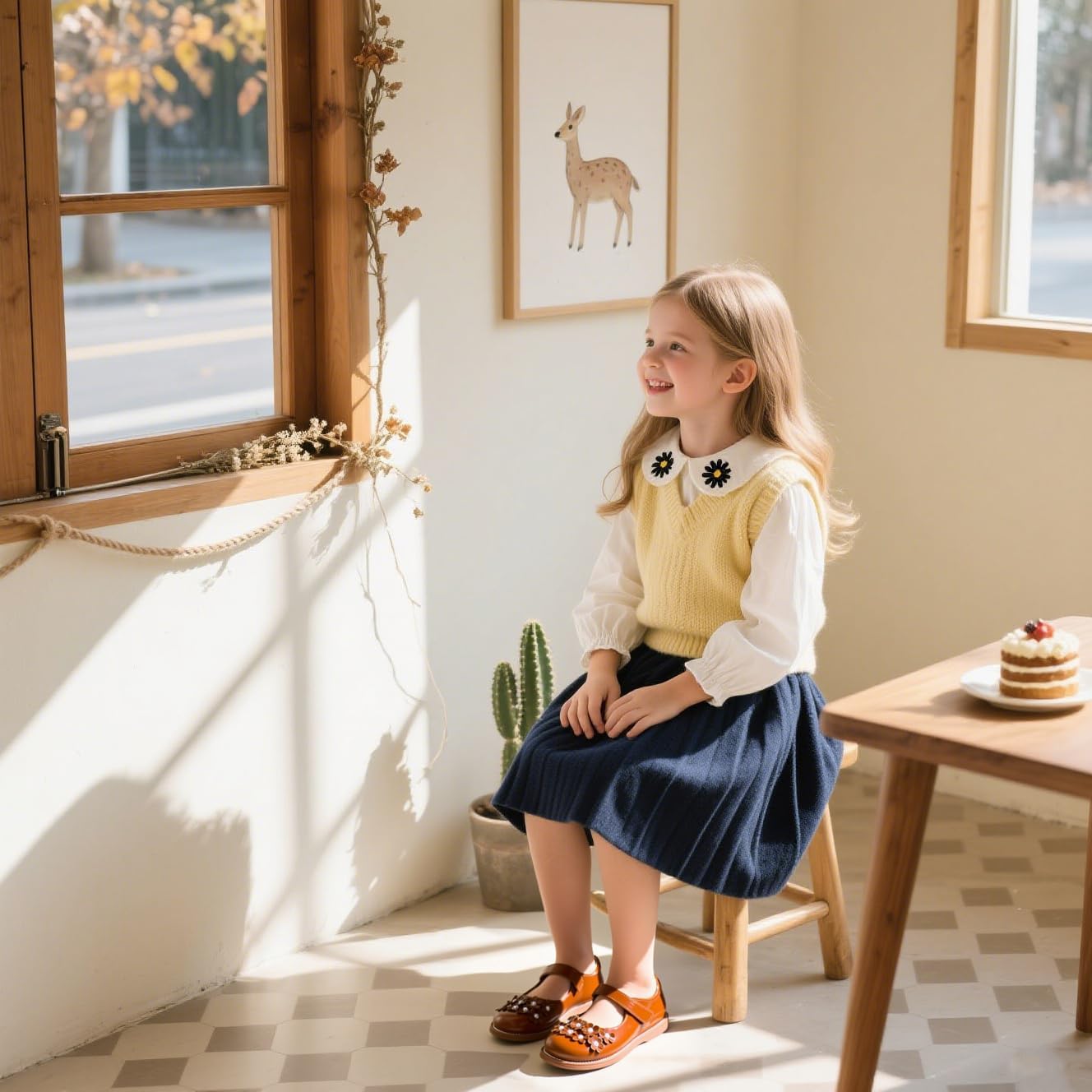 Kolan Todder Little Girls Oxford Shoes Mary Jane T-Strap School Uniform Party Dress Flat Shoes - Image 2