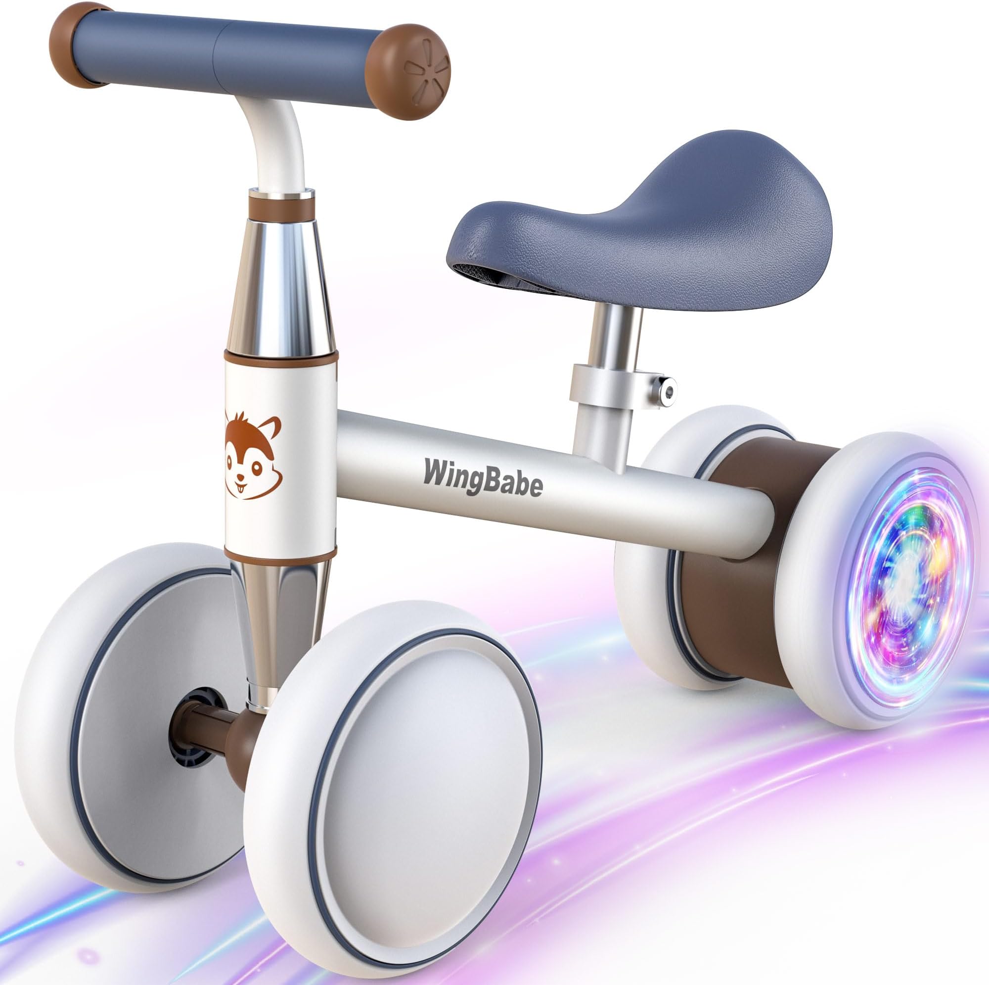 Baby Balance Bike for 1-2 Years Old Boys Girls,Toddler Balance Bike Ride on Toys for 10-24 Months Baby with Adjustable Seat, First bike for 1-2 Year Old Gifts Max 90cm Kids