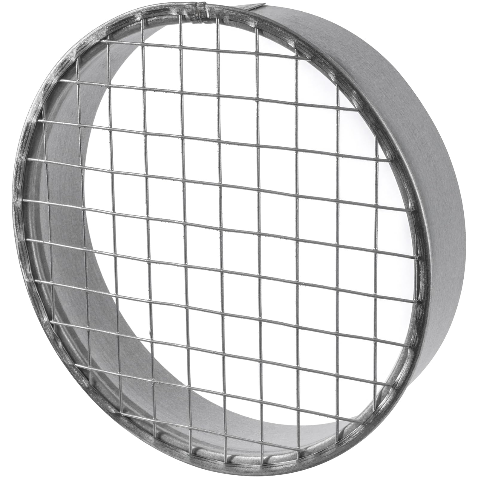 Repa Market 6" Inch / 150mm Duct Cover – Galvanized Steel Round Duct Cap with Mesh Screen – HVAC Exhaust or Intake Vent – Exterior Pipe Air Outlet – Metal End Plug - Ducting Cap