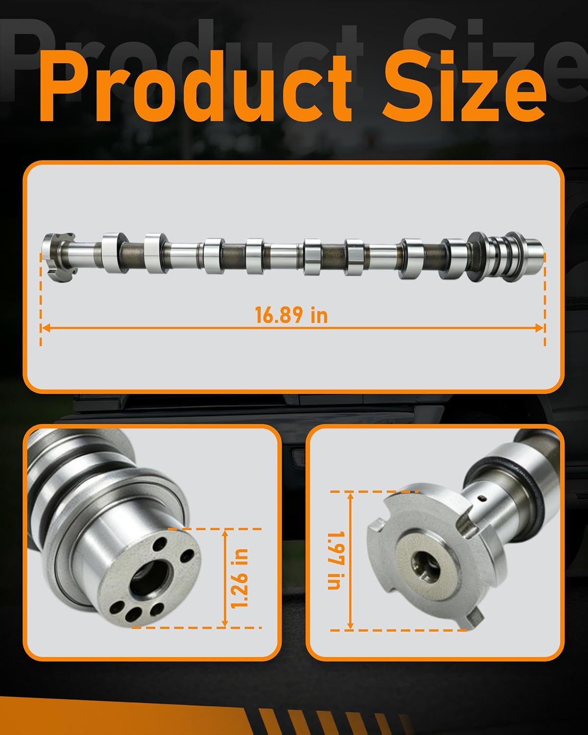 Exhaust Camshaft Compatible with Hyundai Kona Elantra Kia Forte Soul 2.0L