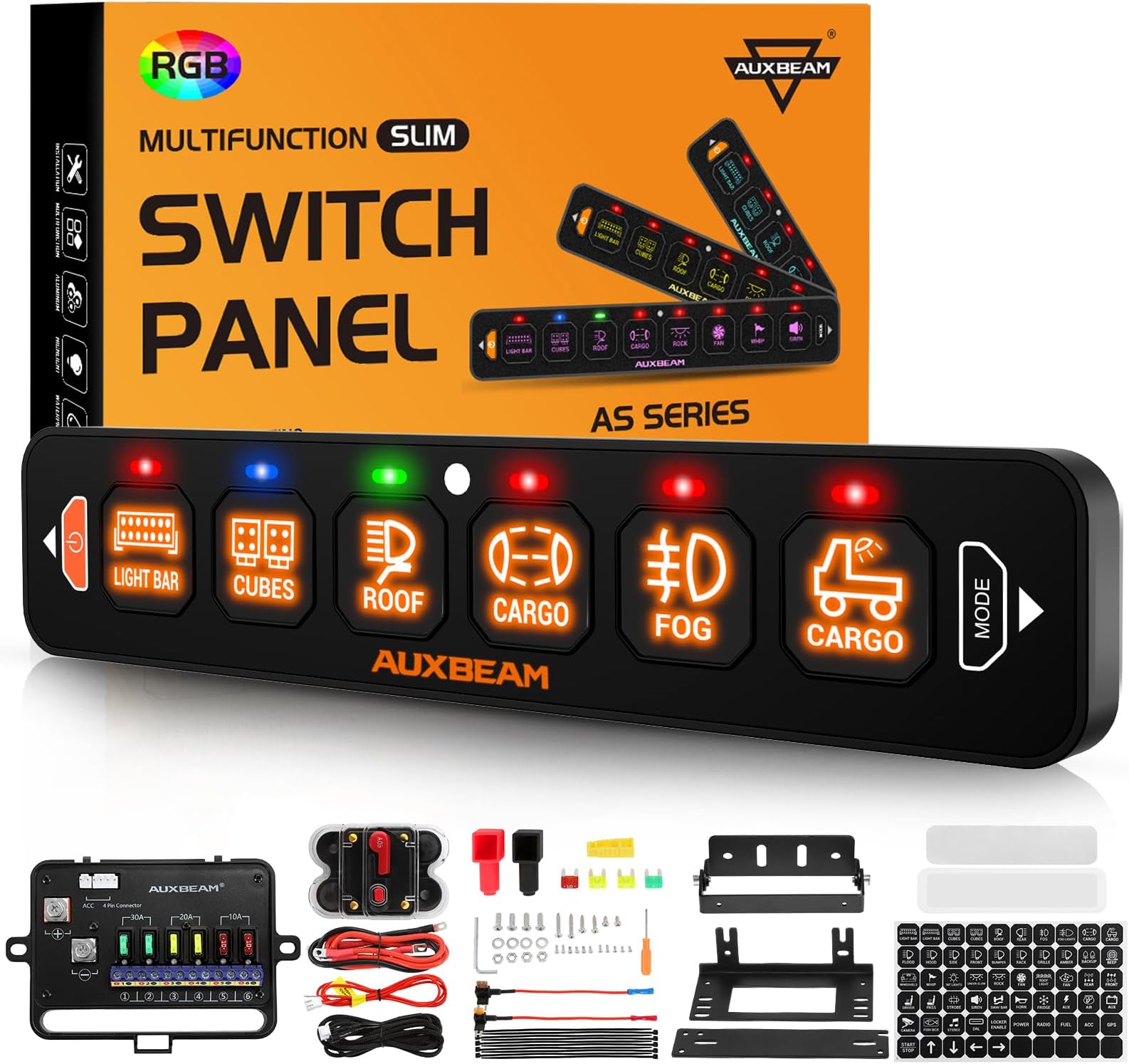 AS Slim AS-R60 Multifunctional RGB Switch Panel