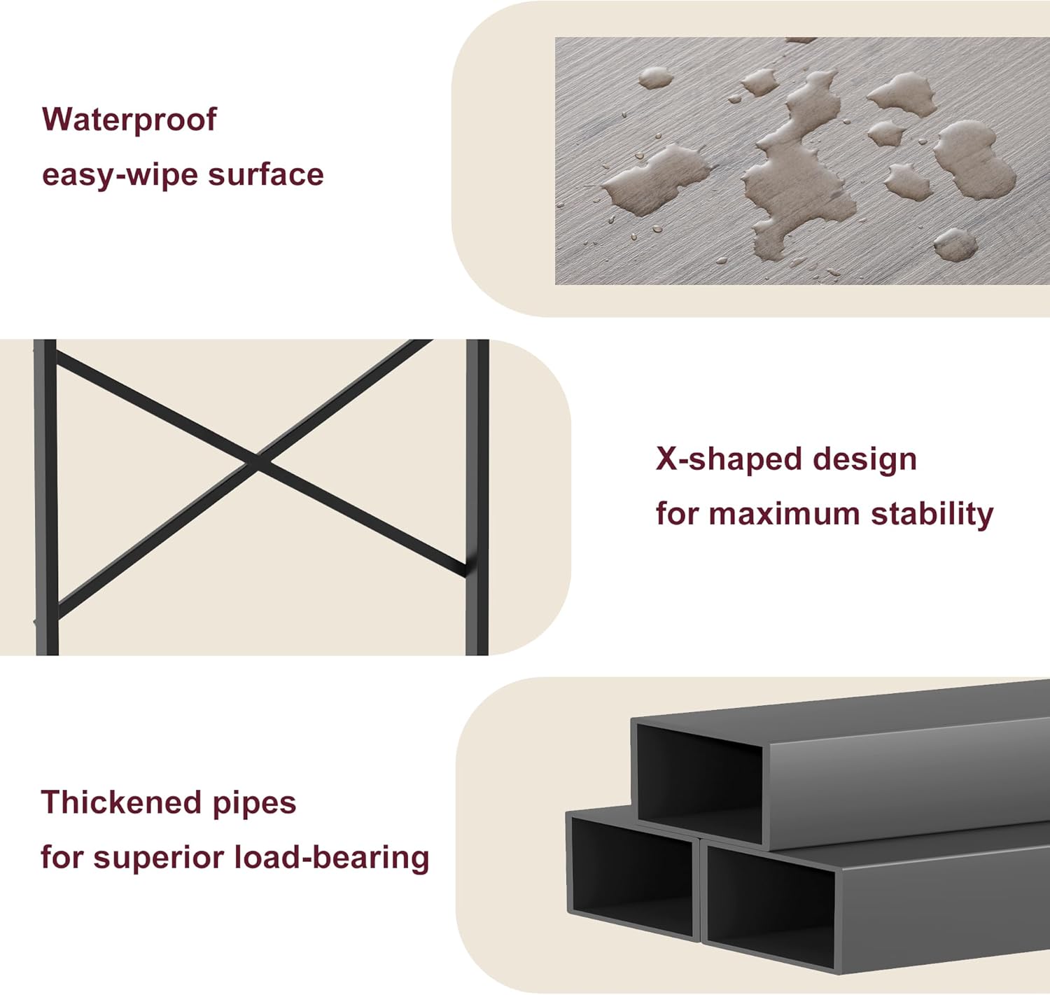 Heybly Litter Box Enclosure, Wooden Cat Litter Storage Shelf Furniture for Self-Cleaning Robot 3 & 4, Large Litter Box Robot with Charging Station for Smart Litter Box Size, Greige HCLB001SG