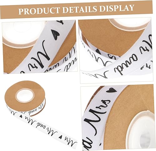 Miniatura 9 de Anneome Diseño de letras de boda, decoración de envoltura de algodón, cinta para manualidades, álbumes de recortes y decoración, longitud de corte