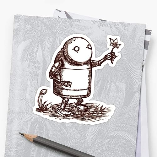 Miniatura 3 de NieR:Automata Robot Pegatinas (3 unids/paquete) 6489787391281