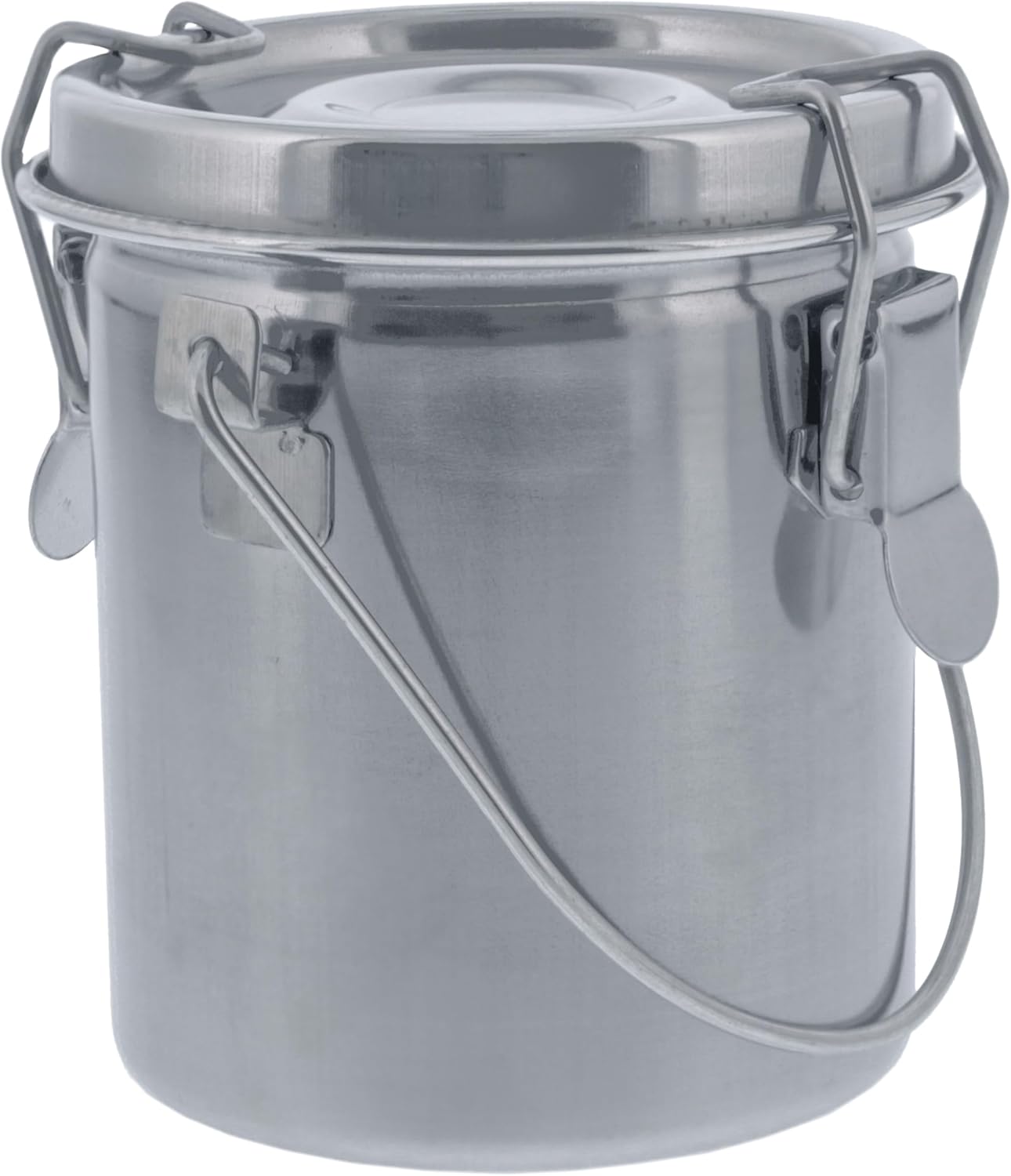 U.S. Art Supply Stainless Steel Leak-Proof Deluxe Paint Brush Washer with Wash Tank, Clip-On Lid, and Strainer Cup - Oil Paint Brush Cleaner for Artists