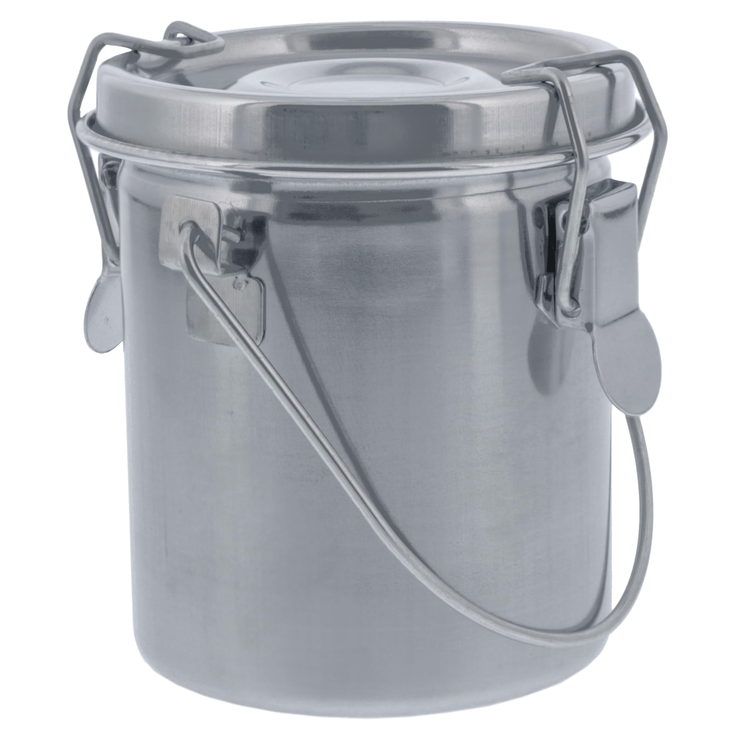 U.S. Art Supply Stainless Steel Leak-Proof Deluxe Paint Brush Washer with Wash Tank, Clip-On Lid, and Strainer Cup - Oil Paint Brush Cleaner for Artists