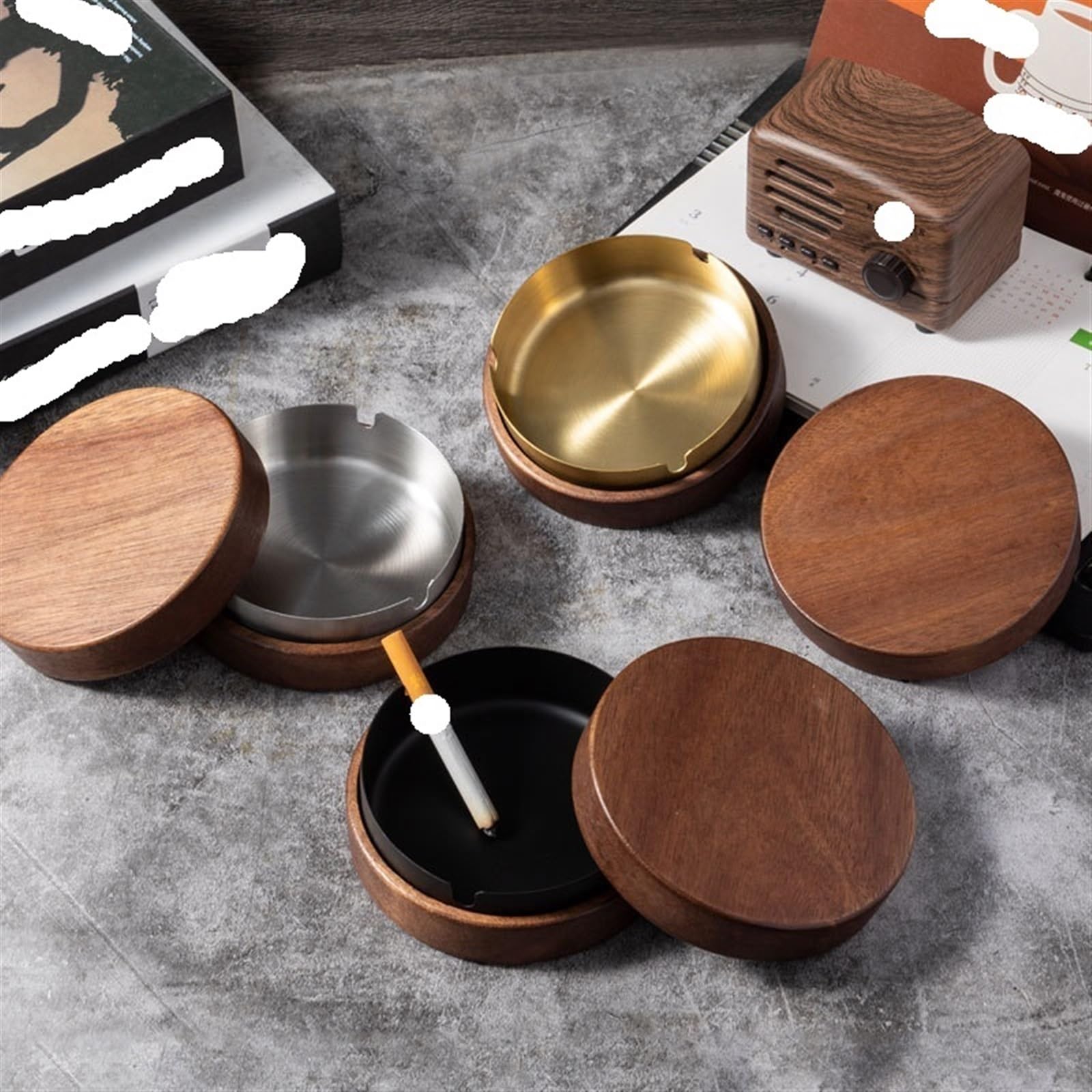 木 灰皿 楽天市場】【大容量】日本製 コーヒー木樽型灰皿 天然杉使用 卓上灰皿