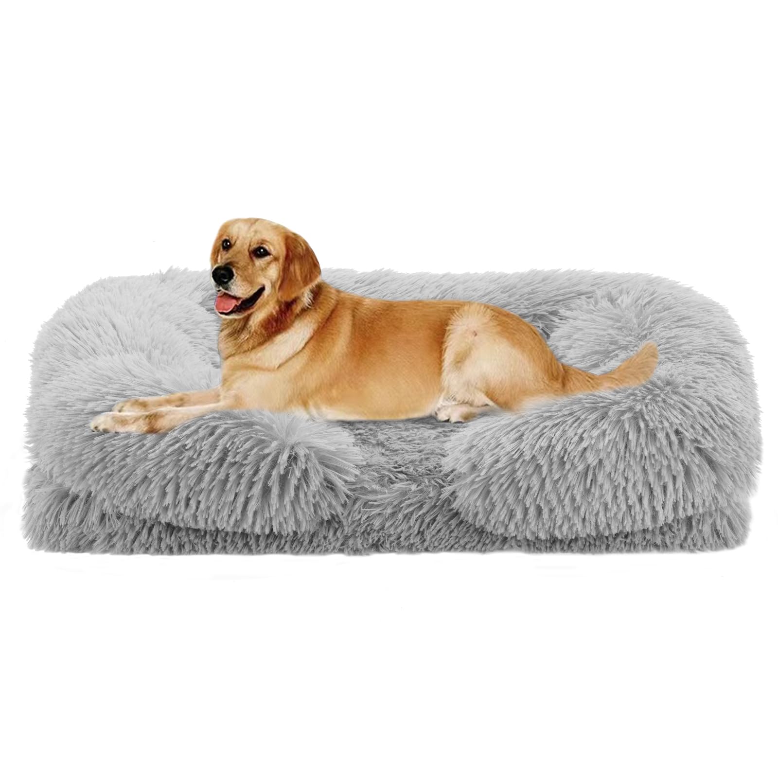 Dog Beds for Large Dogs, Orthopedic Dog Bed for Medium Large Dogs, Non-Slip Bottom and Egg-Crate Foam Big Dog Sofa Bed with Washable Removable Cover