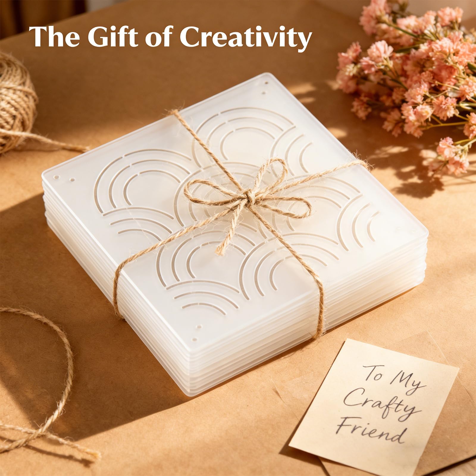 Sashiko Stencil Kit - 40 Unique Designs -7