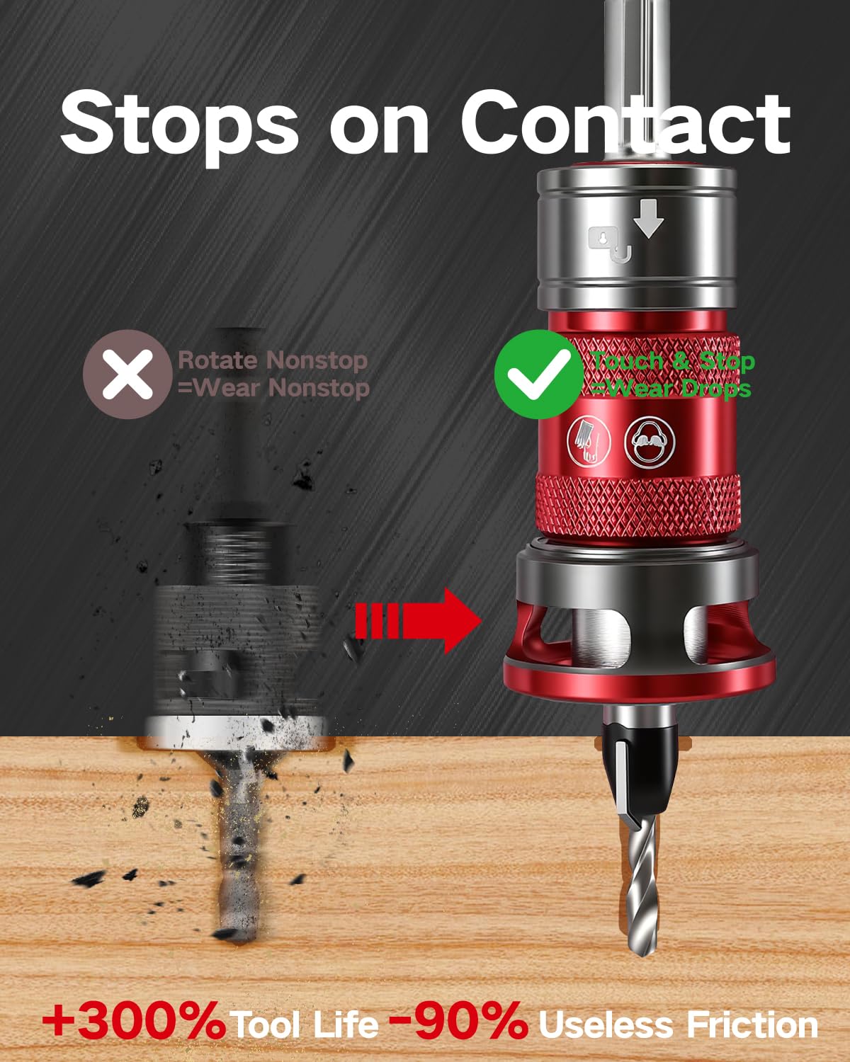 Upgrade Countersink Drill Bits - 8 Piece Set -3