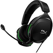 HyperX CloudX Stinger II Core, Cuffie da Gaming, Connessione Cablata a 3,5mm, Telaio in Plastica, Cuscinetti in Memory Foam Rivestiti in Tessuto, Comandi sul Padiglione, Adatto per Xbox, Nero