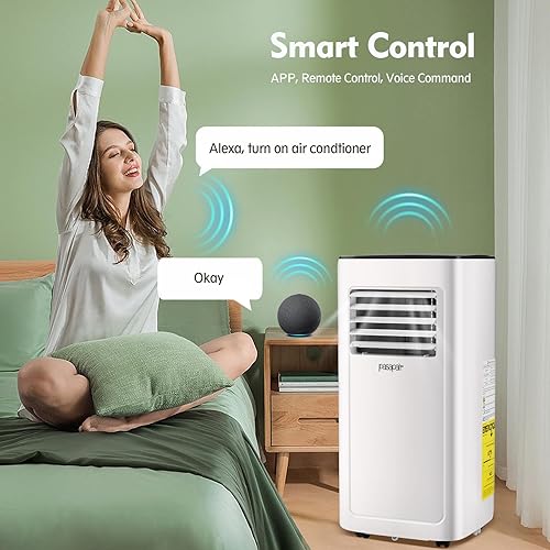 Miniatura 2 de Aire acondicionado portátil de 8.000BTU con un control remoto, una aplicación y con funciones de refrigeración, deshumidificación y ventilador 3 en