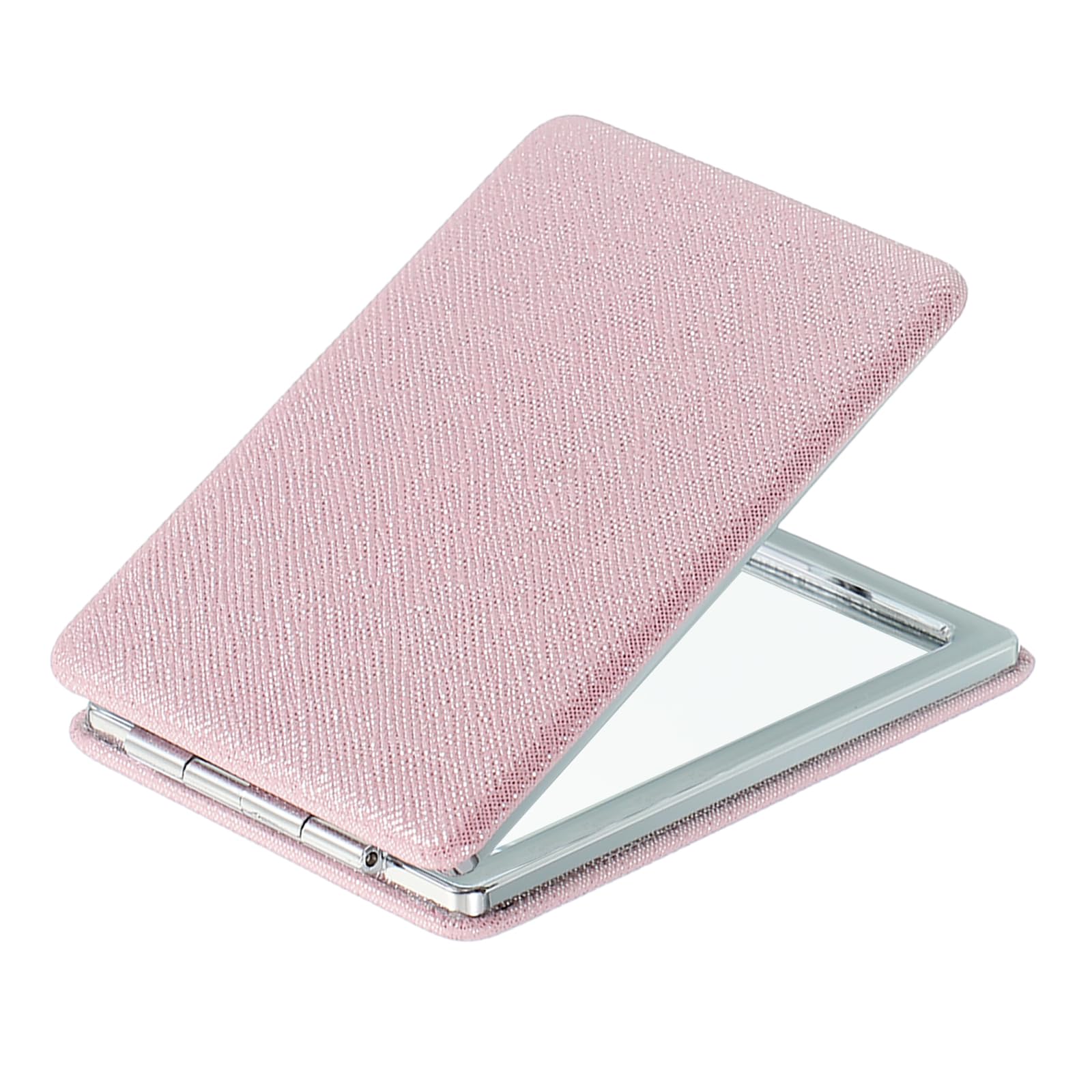uxcell Small Pocket Mirror for Purse, Rectangular Magnifying Foldable Silver Makeup Handheld Compact Mirror for Women, Purse, Travel, Girls, Gift(Pink, 3.35" x 2.44")-image-18