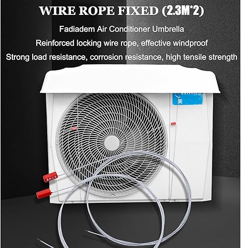 Miniatura 4 de Cubierta de aire acondicionado para unidades exteriores, cubierta de protección de unidades de aire acondicionado para ventana exterior, protección