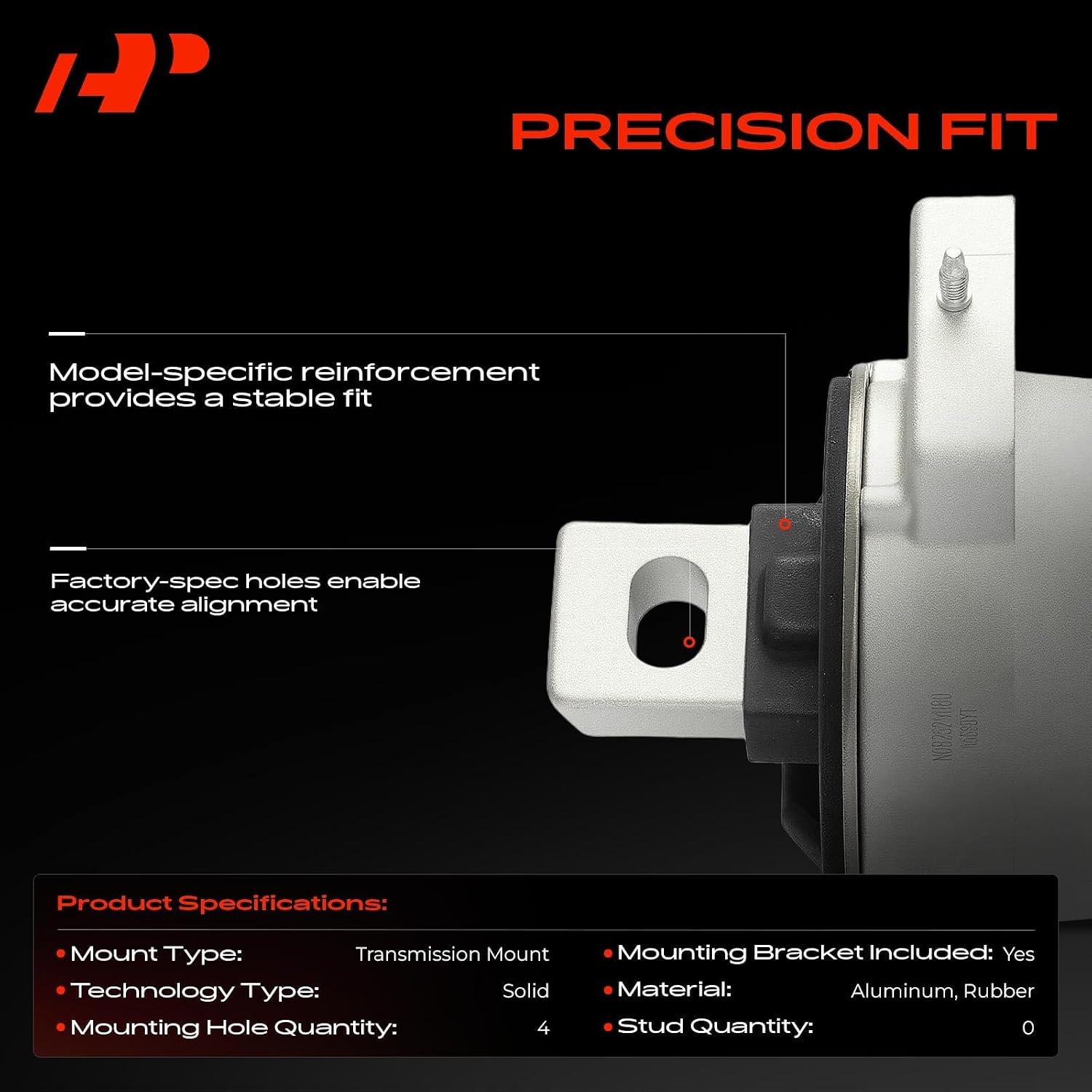 A-Premium Transmission Mount Compatible with Ford Fusion 2006-2009 2.3L
