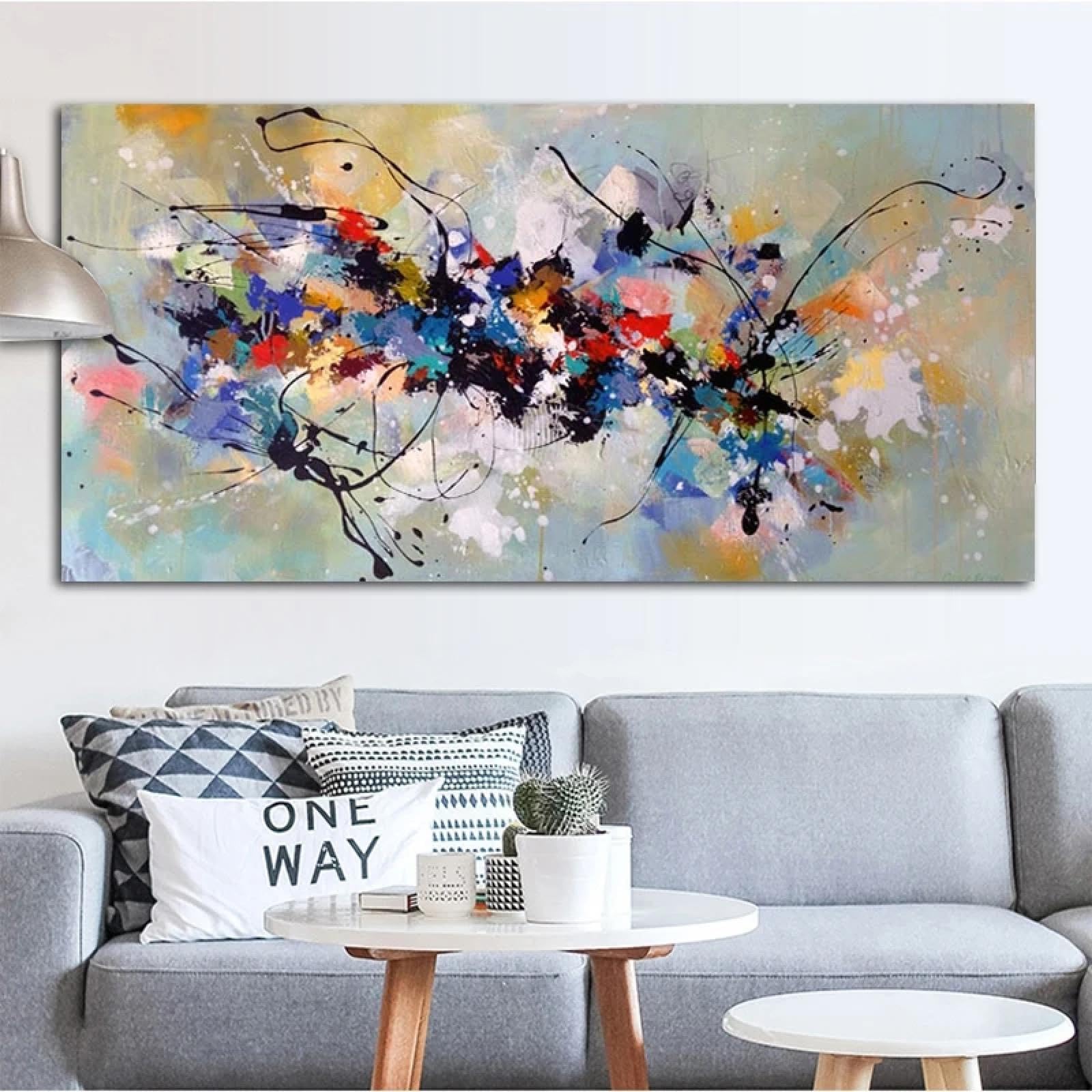 Affiches murales colorees et impressions abstraites grand format 60x120cm - 8