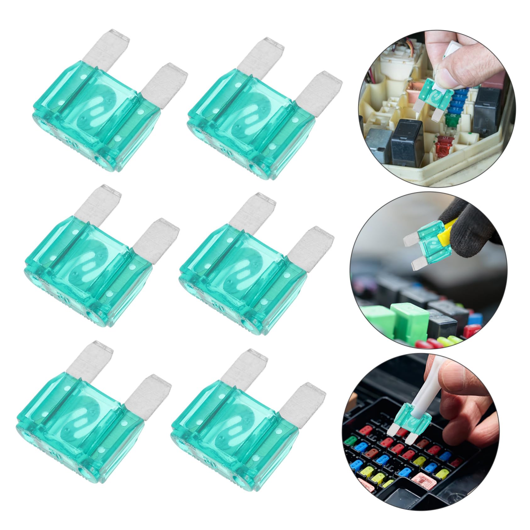ULTECHNOVO 60pezzi Kit Fusibili Mini Per Auto Da Fusibili Auto Per Veicoli Assortimento Affidabile Per Circuiti Elettrici Completo Per Emergenze e Manutenzione Veicoli