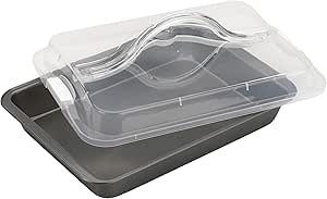 GoodCook Bake-N-Take Nonstick Steel Baking Pan with Lid, 9" x 13"