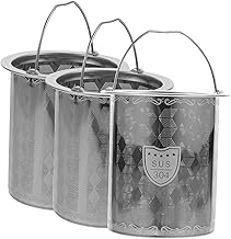 Luxshiny 3 Pçs Vazamento De Chá Filtro De Café De Metal Coador De Metal Aço Inoxidável Infusor De Chá Bule Coador De Chá Cesta Infusor De Chá Solto Infusor De Chá Suprimentos Domésticos