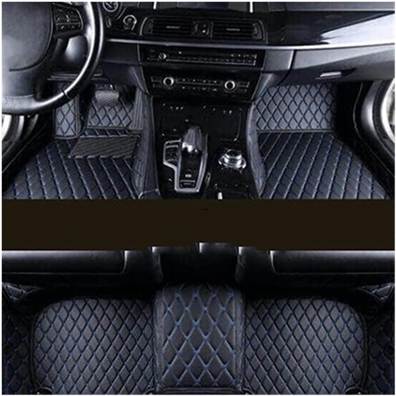 Tapis de Voiture en Cuir Peugeot 2008 Habillage de Luxe sur Mesure Haute Finition