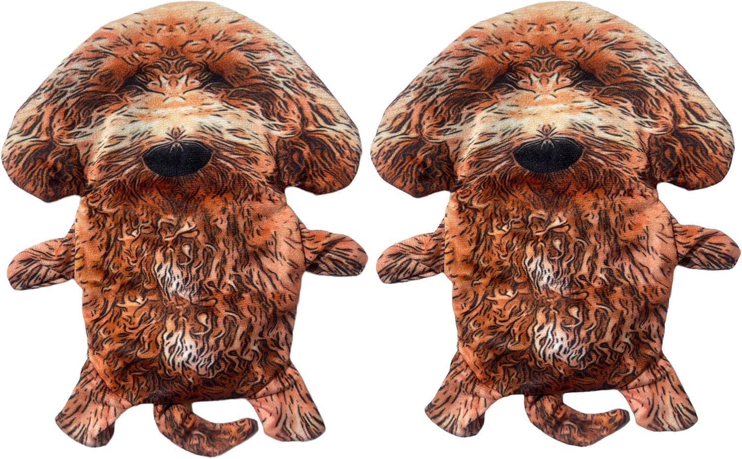 Piggy Poo and Crew Goldendoodle Squeaker Crinkle Toys 100 Lot Bundle for Dogs Puppies Small Animal Fetch Toys