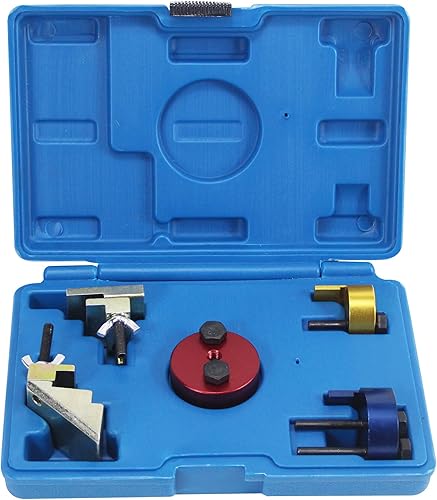 Extracción de correa elástica auxiliar Instalar polea universal correa de transmisión conjunto de herramientas para Ford BMW Benz Fiat Peugeot