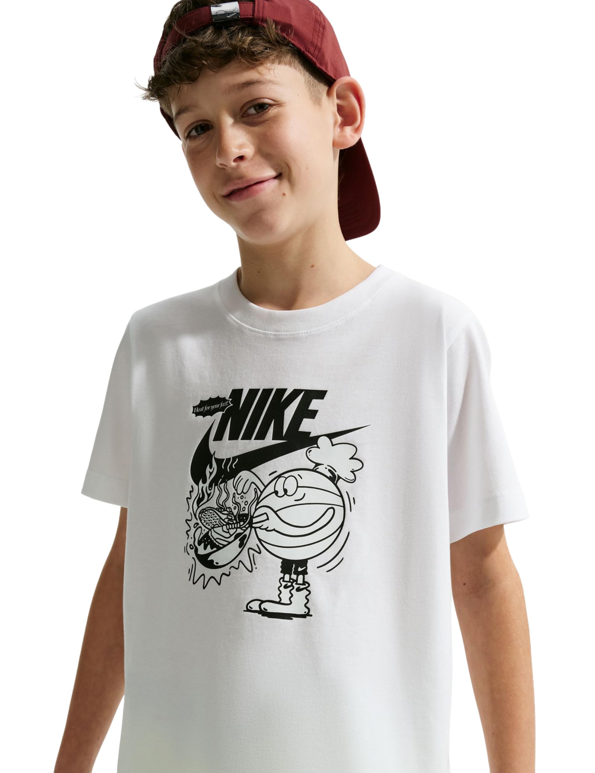 Nike Unisex Kids Regular Fit Sportswear T-Shirt-image-17