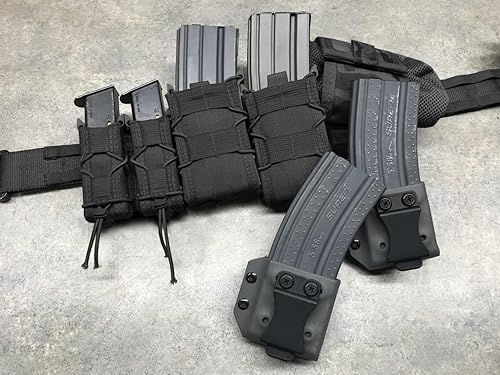 Miniatura 7 de 2 bolsas para pistola Molle Mag, cargador doble individual para 0.354 in/.40 Calibres 45acp Glock S&W M&P, Sig 226/229 y Springfield 1911 Sig