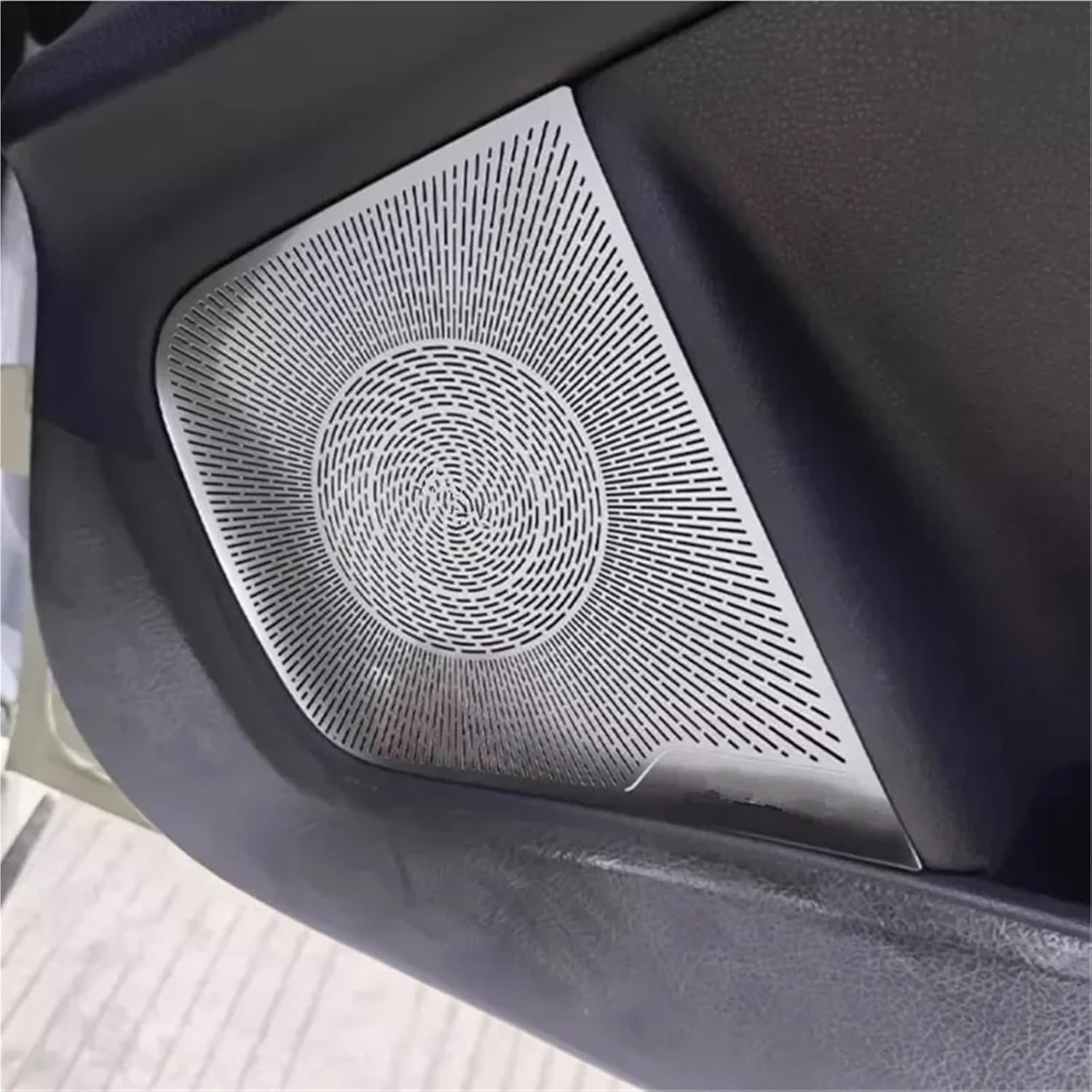 Car Horn Cover Door Horn Protective Cover Dashboard Horn Cover Compatible for Benz CLA 2013-2018 W117 Auto Accessories