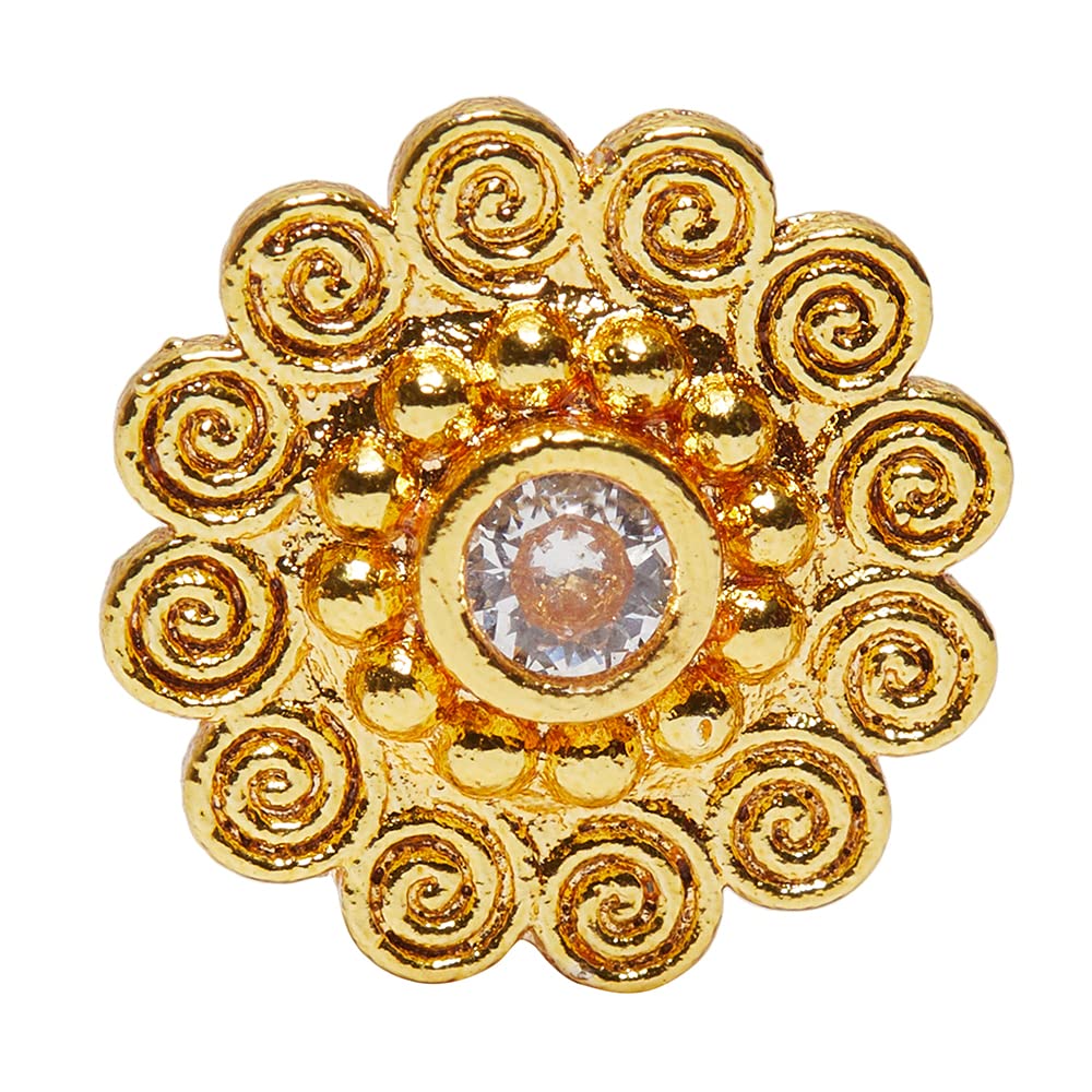 Indie Yellow Floral Nose Pin