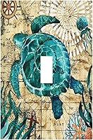 Vista 40 de Funky Retro Vintage 70s 60s Boho Hippie Hongo Botánico Floral 2 Gang Interruptor de luz de palanca doble Placa de pared Cubierta de toma