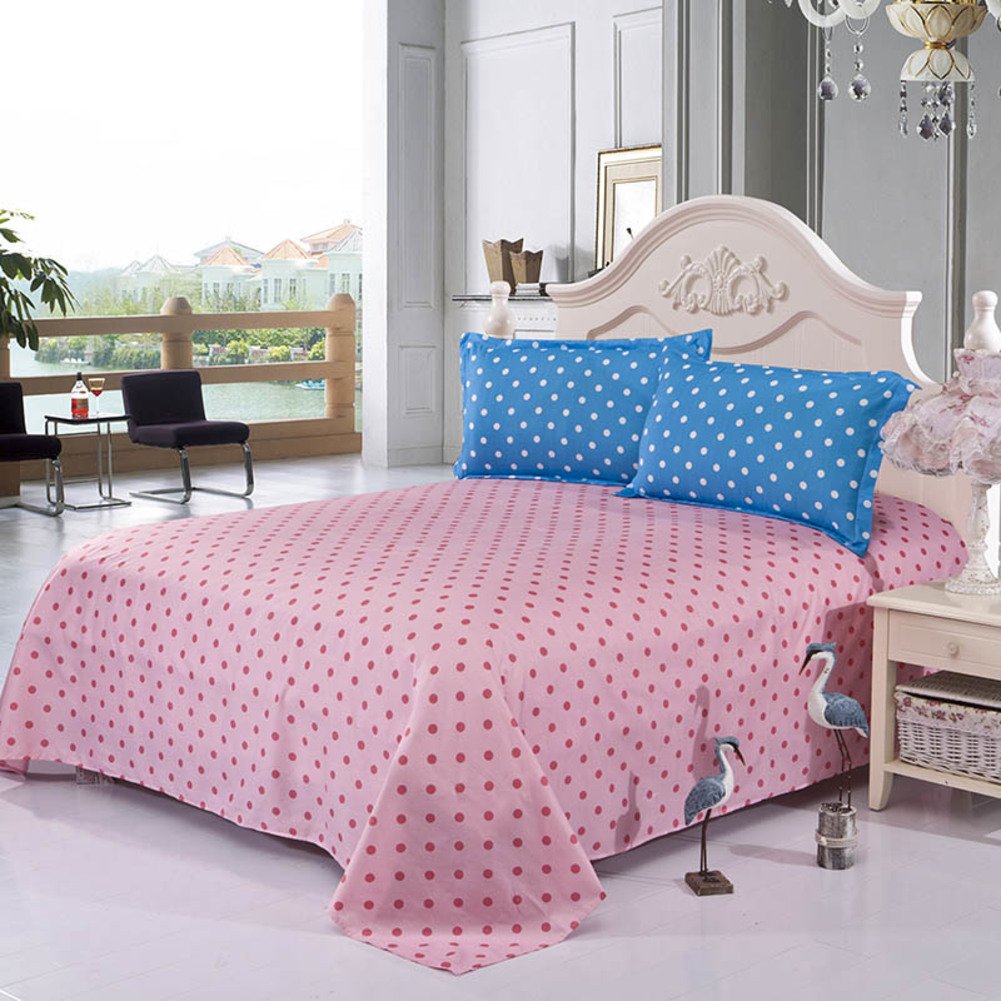 Feuilles individuelles super doux lit double 230x230cm imprimé élégant