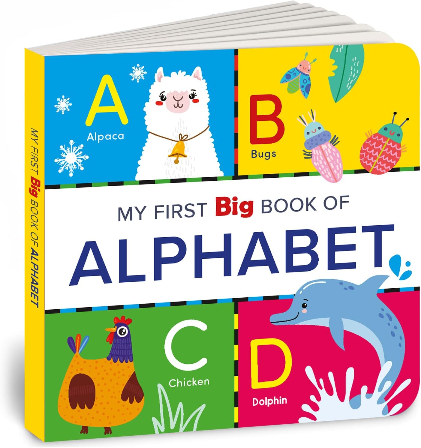 - My First Big Book of Alphabet: Fun ABC Learning with Colorful Illustrations for Toddlers & Preschool Kids | Early Concepts, Vocabulary Building & Observation Skills I Ages 1+ [Select Learning]