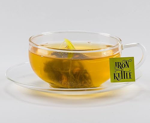 Miniatura 7 de Iron Kettle Té verde de jengibre y cúrcuma  Bolsa de té verde de alto crecimiento mezclado con cúrcuma natural y jengibre  Procedente exclusivamente