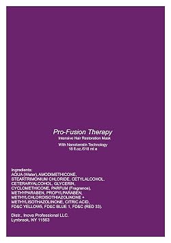 Inova Professional Intense Repair - Pro-Fusion Therapy - Intensive Hair Restoration Mask, 18 Fluid Ounce