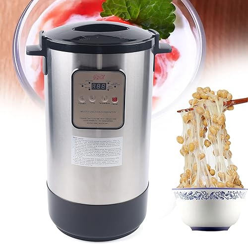 Máquina eléctrica para hacer yogur de 12 L, máquina comercial de yogur de acero inoxidable de 110 V, fermentador eléctrico para enzimas, arroz,