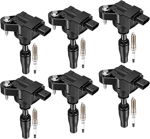 Vista 50 de BDFHYK Paquete de bobinas de encendido compatibles con Buick LaCrosse Rainier, compatible con Cadillac Escalade ESV EXT, Avalanche Camaro, Canyon