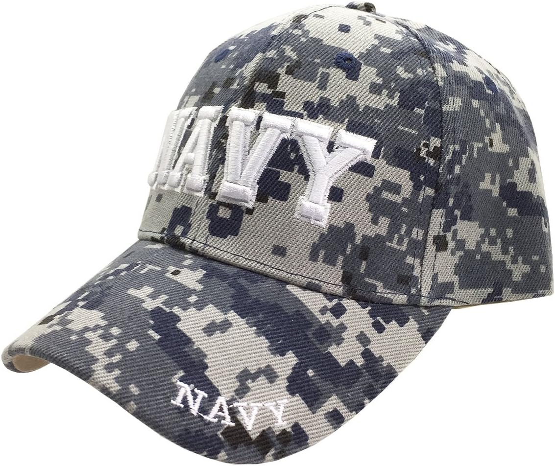 Military Veteran 3D Letters Digital Camo ACU Embroidered Cap Hat (Licensed)