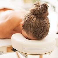 Vista 6 de ForPro Soporte de aluminio para el espacio facial, ligero, ajustable, reposacabezas para mesas de masaje, 17.6 onzas