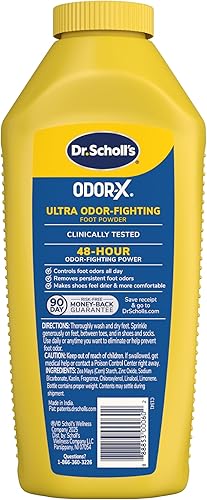 Miniatura 7 de Dr. Scholl's Odor-Fighting X Polvo para pies, amarillo, 6.25 onzas (paquete de 3)