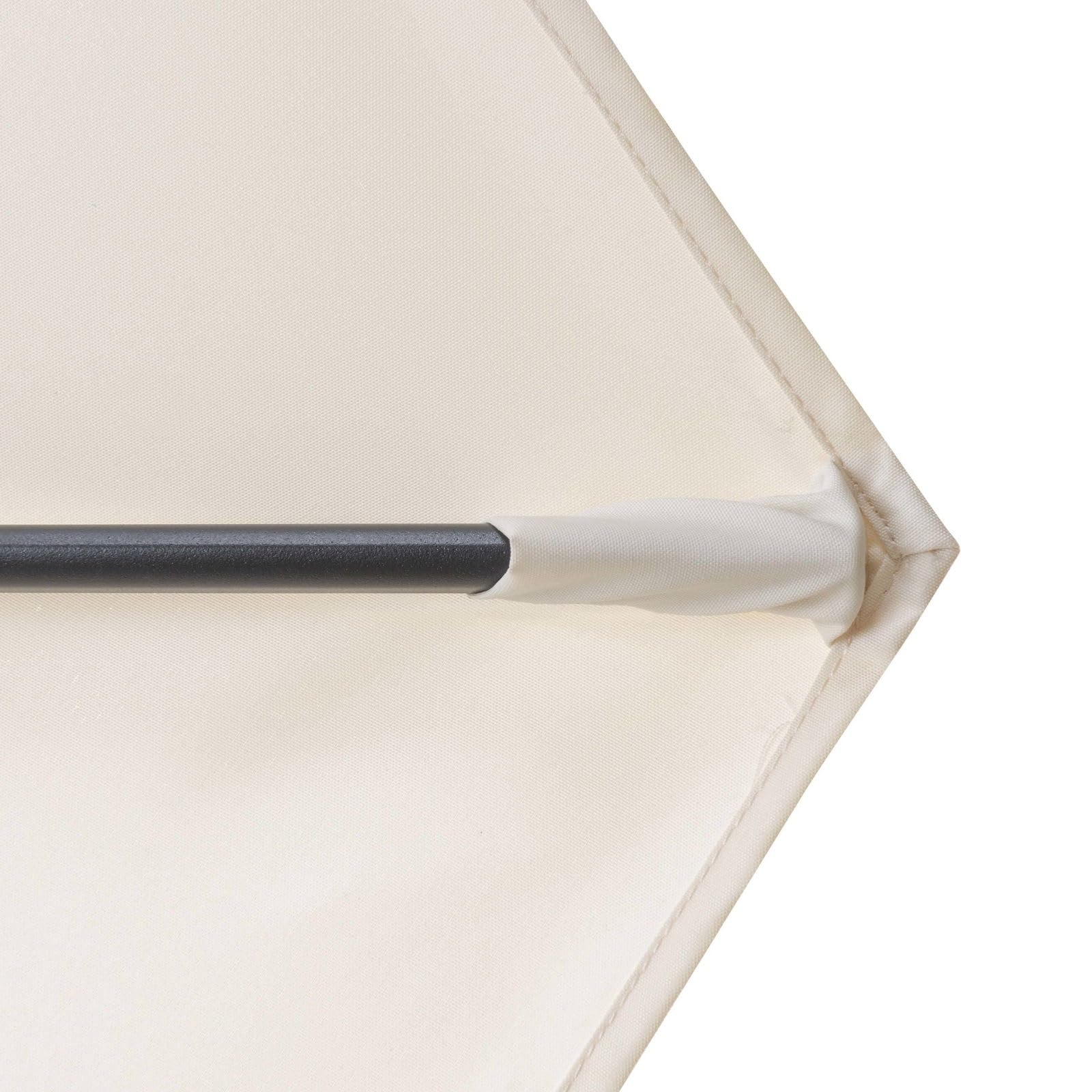 Doppler Basic Lift Neo parasol przeciwsłoneczny, Ø 180 cm, naturalny