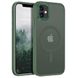 BENTOBEN for iPhone 11 Phone Case,iPhone 11 Magnetic Case [Compatible with Mag Safe] Translucent Matte Slim Shockproof Anti-Fingerprint Protective Cover Green