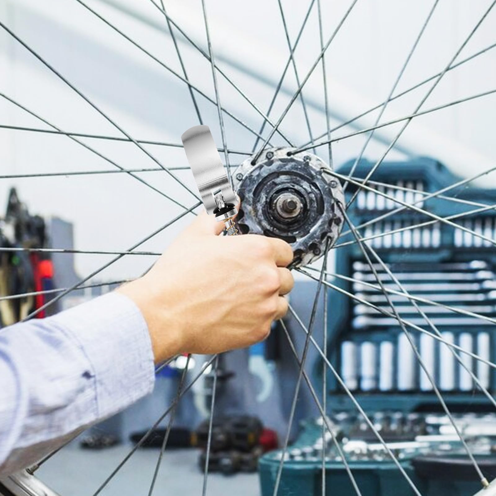 ORFOFE Connettore per Rimorchio Bicicletta 2 unità in Lega di Alluminio Argento Pieghevole