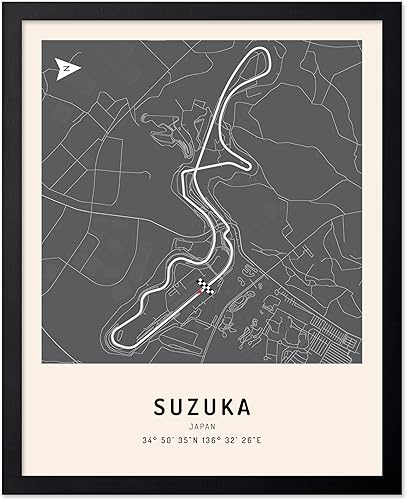 Miniatura 14 de Monem Art - Póster de Barcelona - Impresión de pista de carreras - Arte de España - Arte de pista de carreras de Barcelona - Arte de carreras de