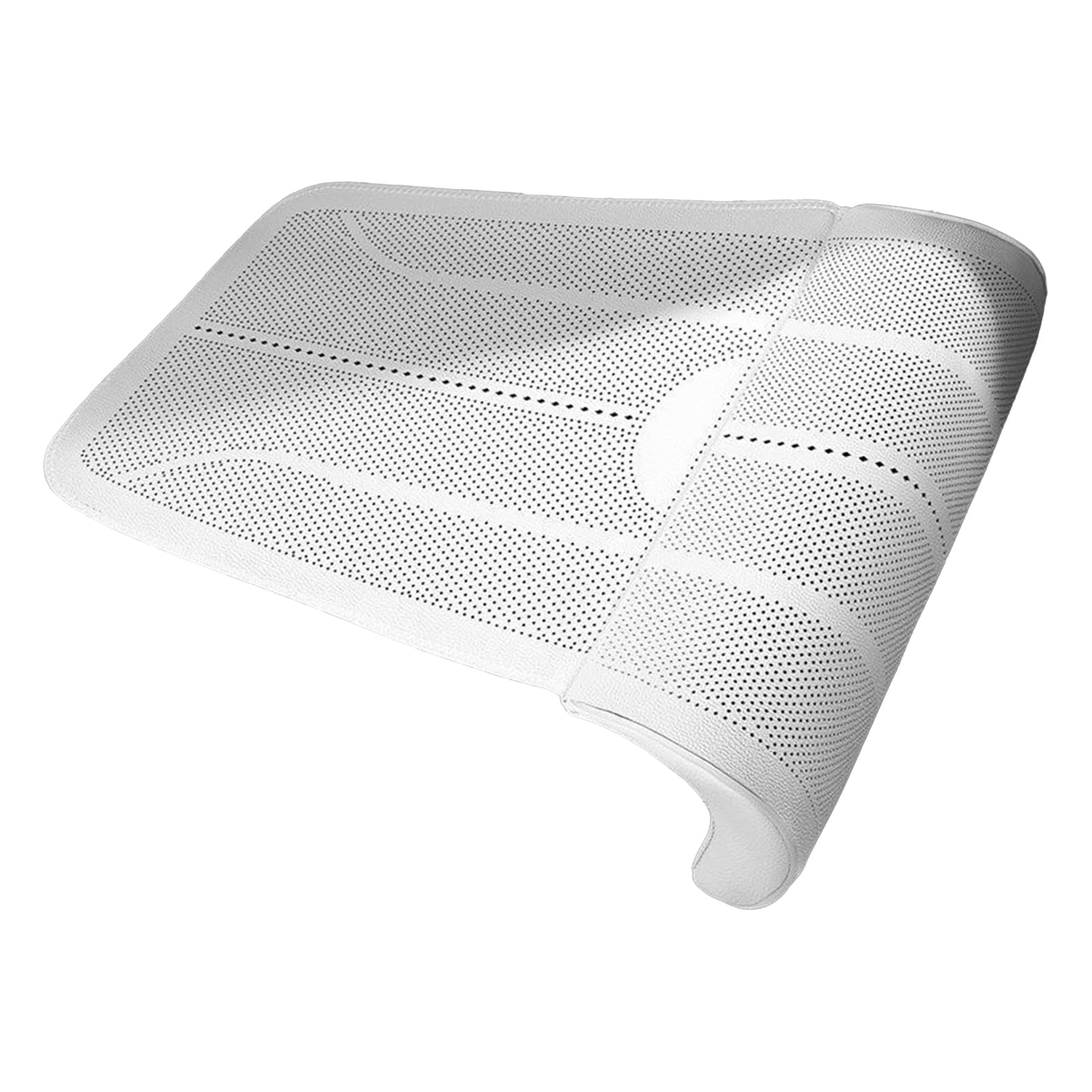 Fazvncv Premium Leather Extender with Memory Foam Leg Rest for Long Distance Travel and Fatigue Relief Leg Cushion for Car Driving