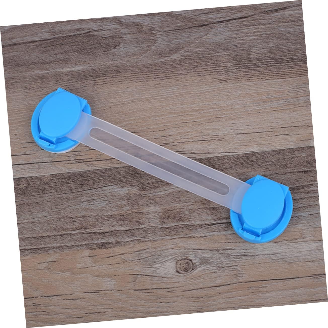 ORFOFE 5pcs Cabinet Locks Boy Girl Safety Straps for Cabinets Easy Installation Non-toxic Odorless Protects Boy Girl from Accidental Injury Blue
