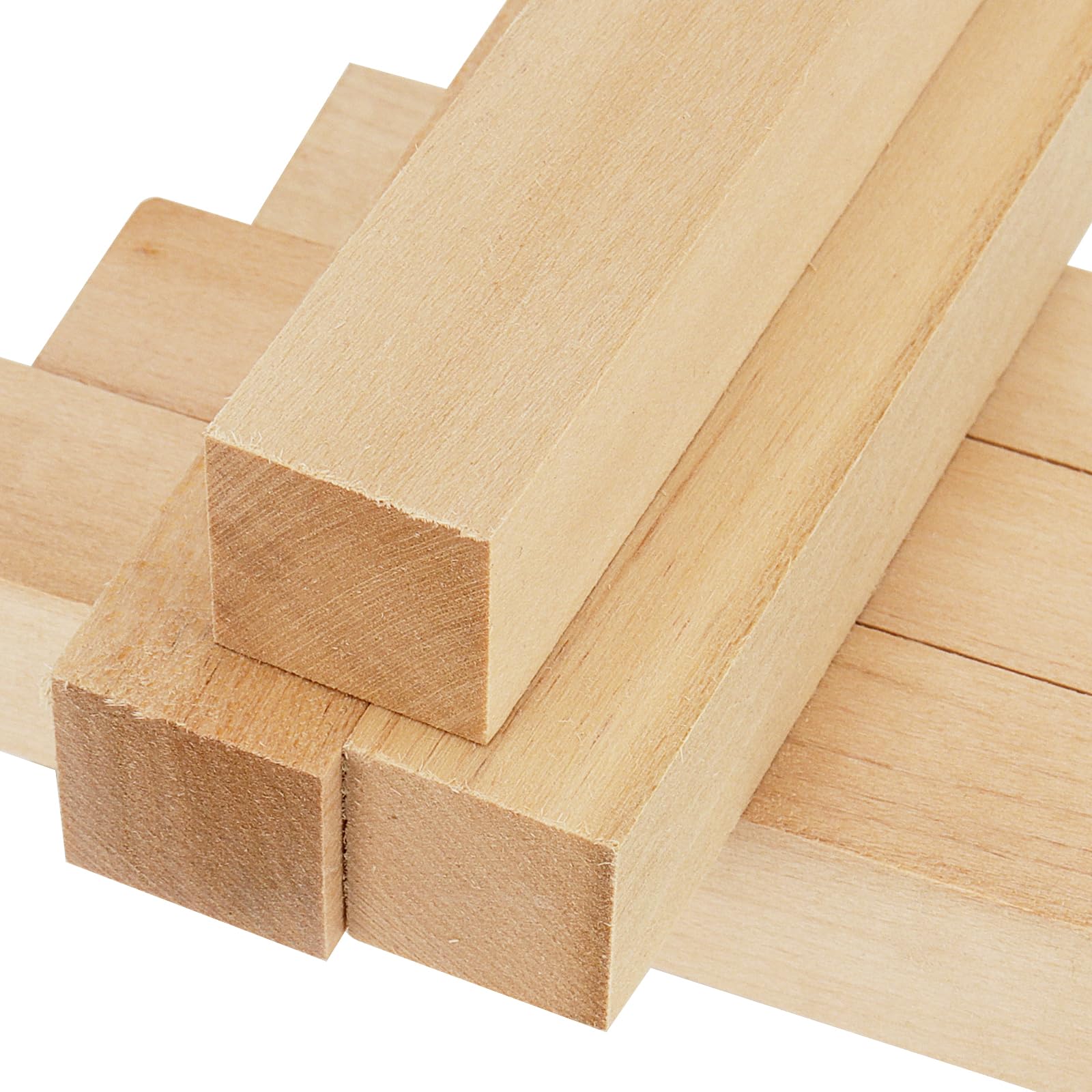 FAAING Pack of 20 15 x 2.5 x 2.5 cm Carving Wood Basswood Blanks Wooden Blocks for Carving Natural Wooden Blocks Untreated Carving Block Basswood Carving Blocks for DIY Carving Crafts - Image 4