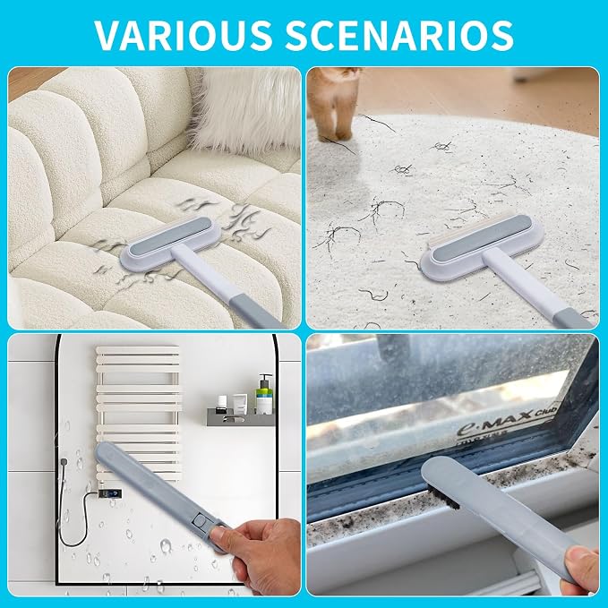 Removedor de pelo para muebles y ropa reutilizable miniatura 5