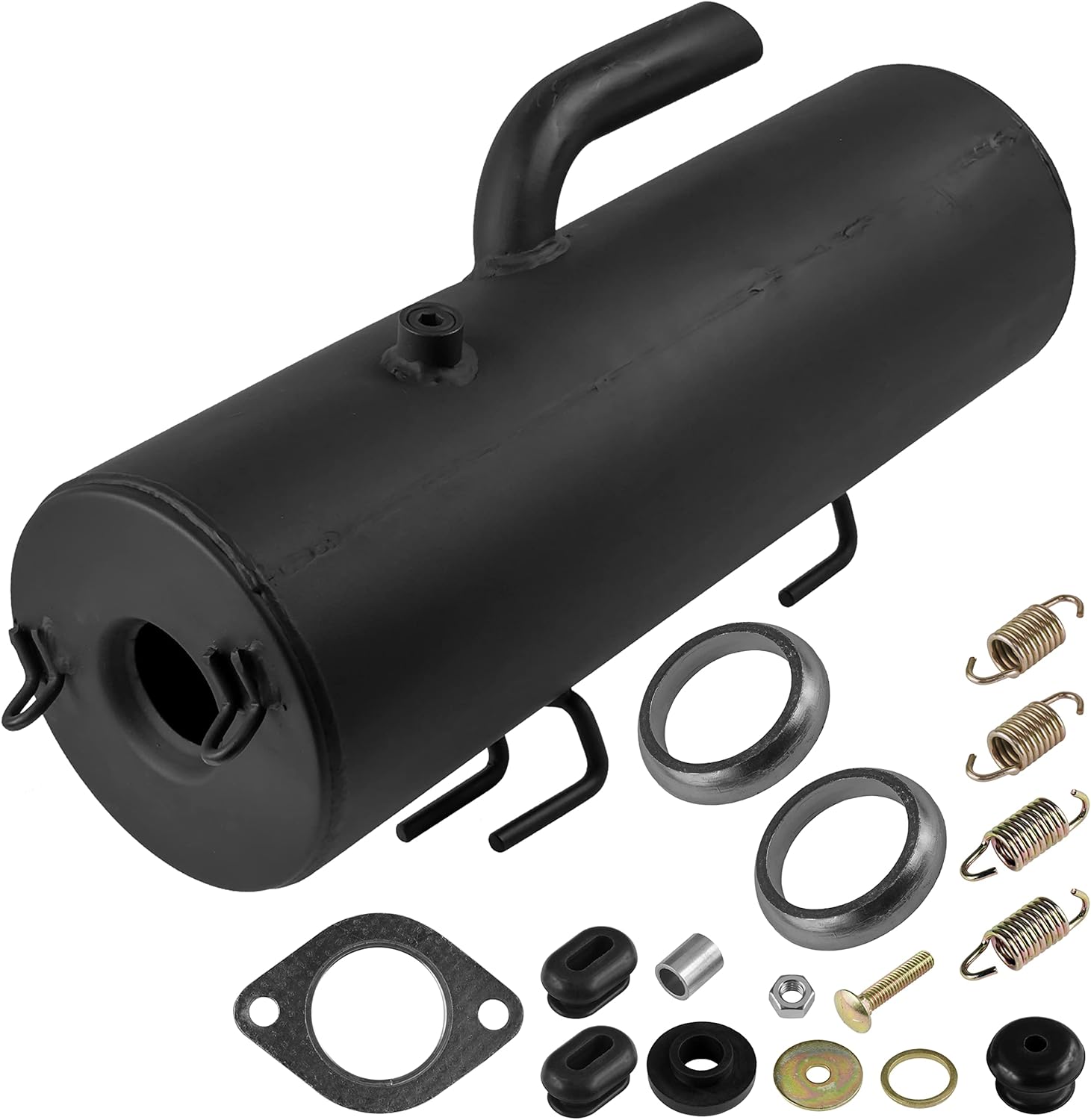 Caltric Muffler Silencer and Kit Compatible with Polaris Ranger 500 4X4 EFI 2010