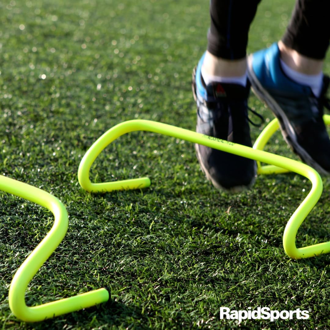 Fitness Health - Set di allenamento per atleti di velocità e agilità, scivolo di velocità, ostacoli, scala di agilità e coni sportivi, picchetti in metallo e borsa per il trasporto